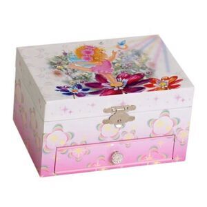 NWT Mele & Co. Ashley Girls Musical Ballerina Fairy and Flowers Jewelry Box